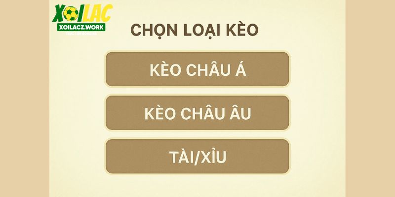 Các loại kèo phổ biến. Các loại kèo phổ biến.