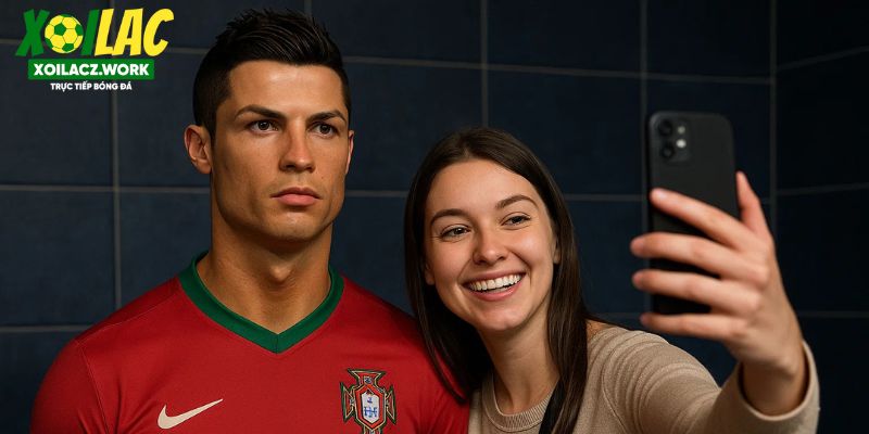 Hình ảnh Ronaldo tái hiện sống động qua tượng sáp chân thực Hình ảnh Ronaldo tái hiện sống động qua tượng sáp chân thực